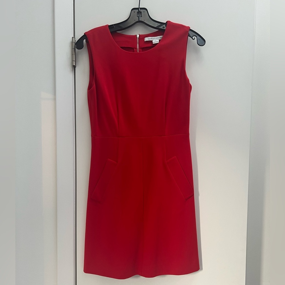 Diane Von Furstenberg Red Dress